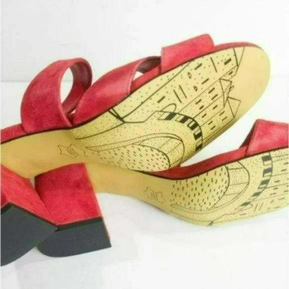 Bella Vita Korrine Block Heel Sandals-10W - Picture 9 of 10